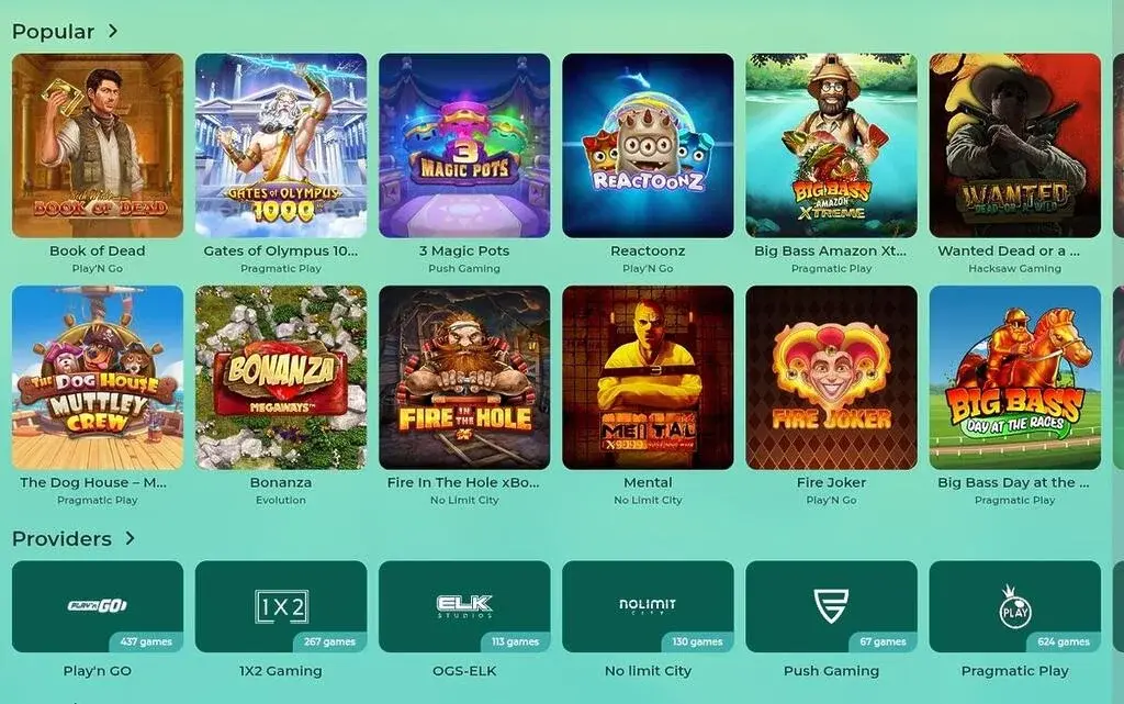 Urho Casino screenshot